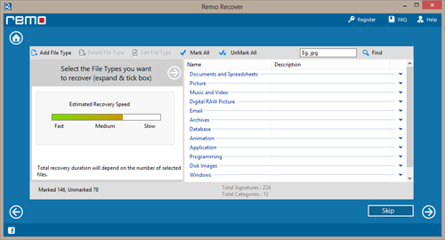 Laptop Hard Drive Recovery - File Type